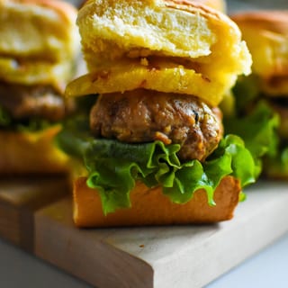 Turkey Burger Bites