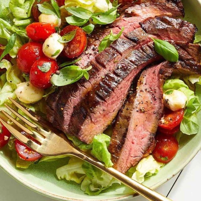 OL Steak Caprese Salad.