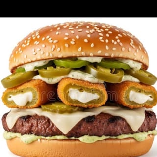 Jalapeño Popper Burger