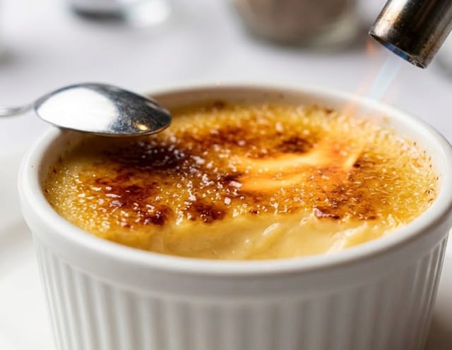 House Made Crème Brulee.