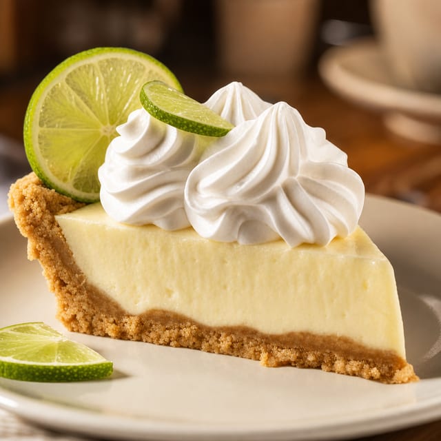 Individual Key Lime Pie.