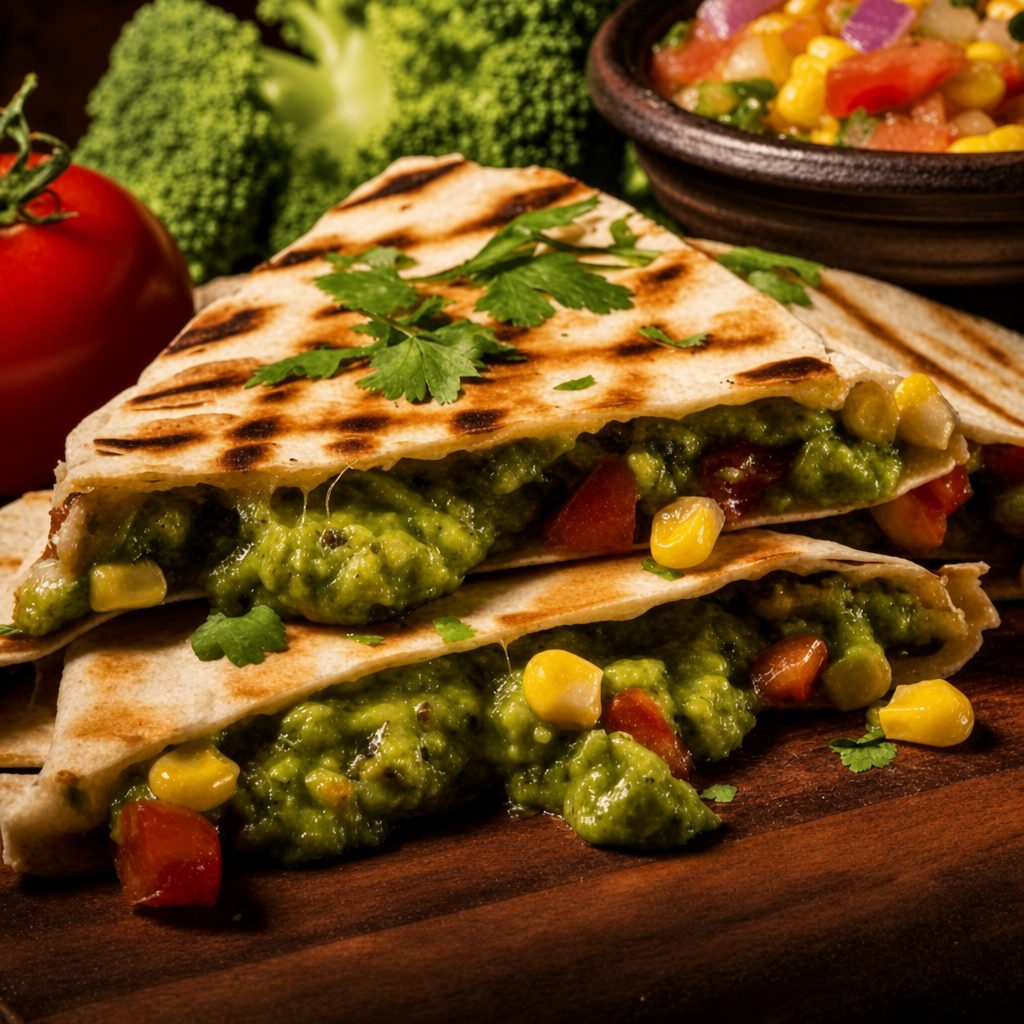 Veggie Quesadilla.