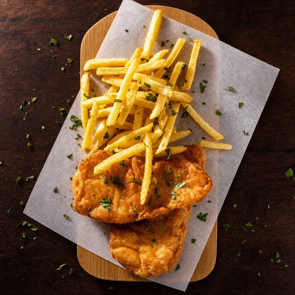 Cajun Fish and Chips.