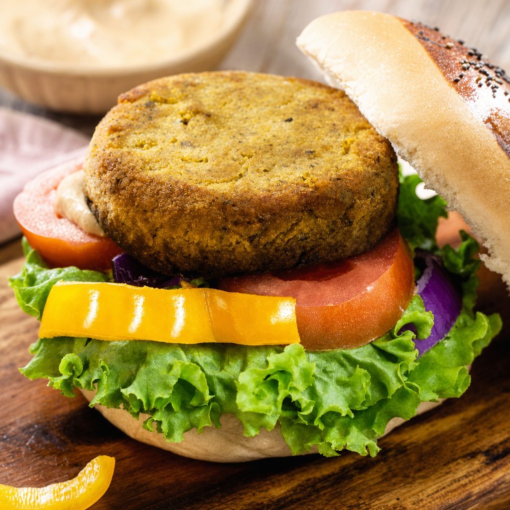 Housemade Veggie Burger.